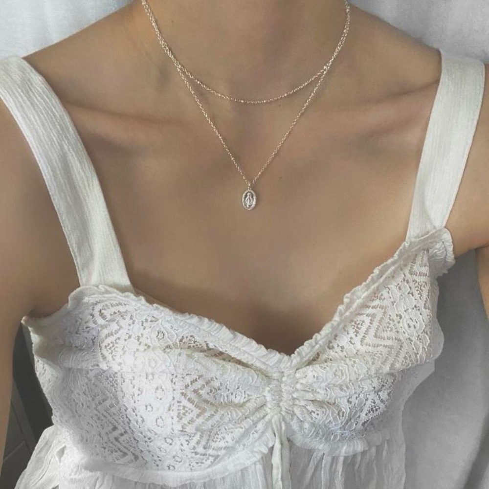 Cute white boho/cottagecore blouse